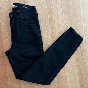 Women’s Black Mid Cropped Skinny Jeans, Size 4
